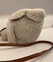 Shearling Bunny Bag