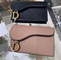 Saddle card holder