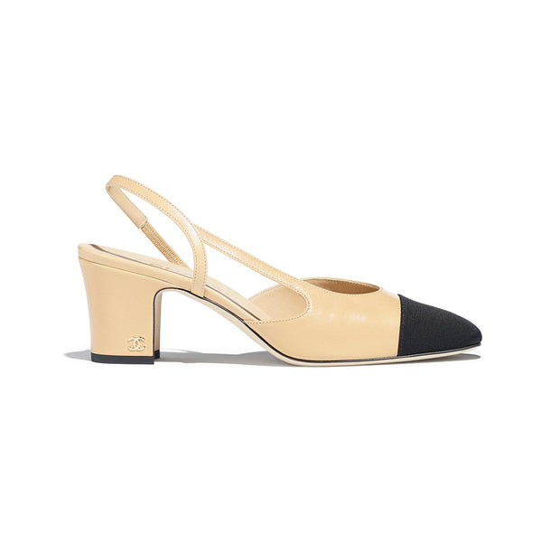 Slingback pump